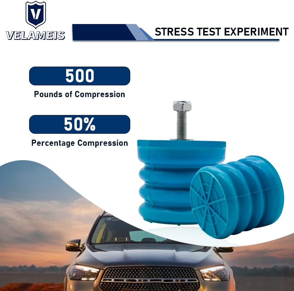 SSF-106-40 Front Air Helper Springs kit/Front Air Suspension Helper Springs System Left/Right Pair,Suitable For Ford E-150|E-250,Ford E-350|E-450,Mercedes-Benz Sprinter 2500|3500 Blue
