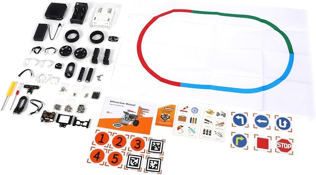 Acogedor Smart Robot Car Kit for AI Vision Robot Car Compact Design, Scratches and Python Coding Enthusiasts