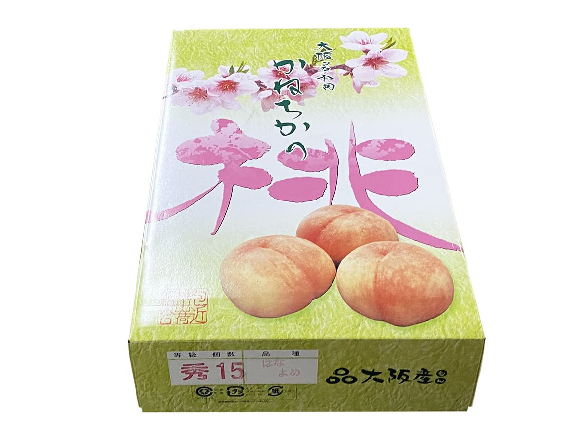 食品 かねちかの桃 大阪岸和田産 清水白桃 伝統の味 1箱2kg（6～9玉）