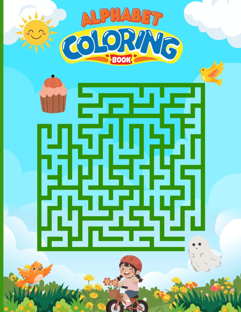 Alphabet A To Z: Coloring Book