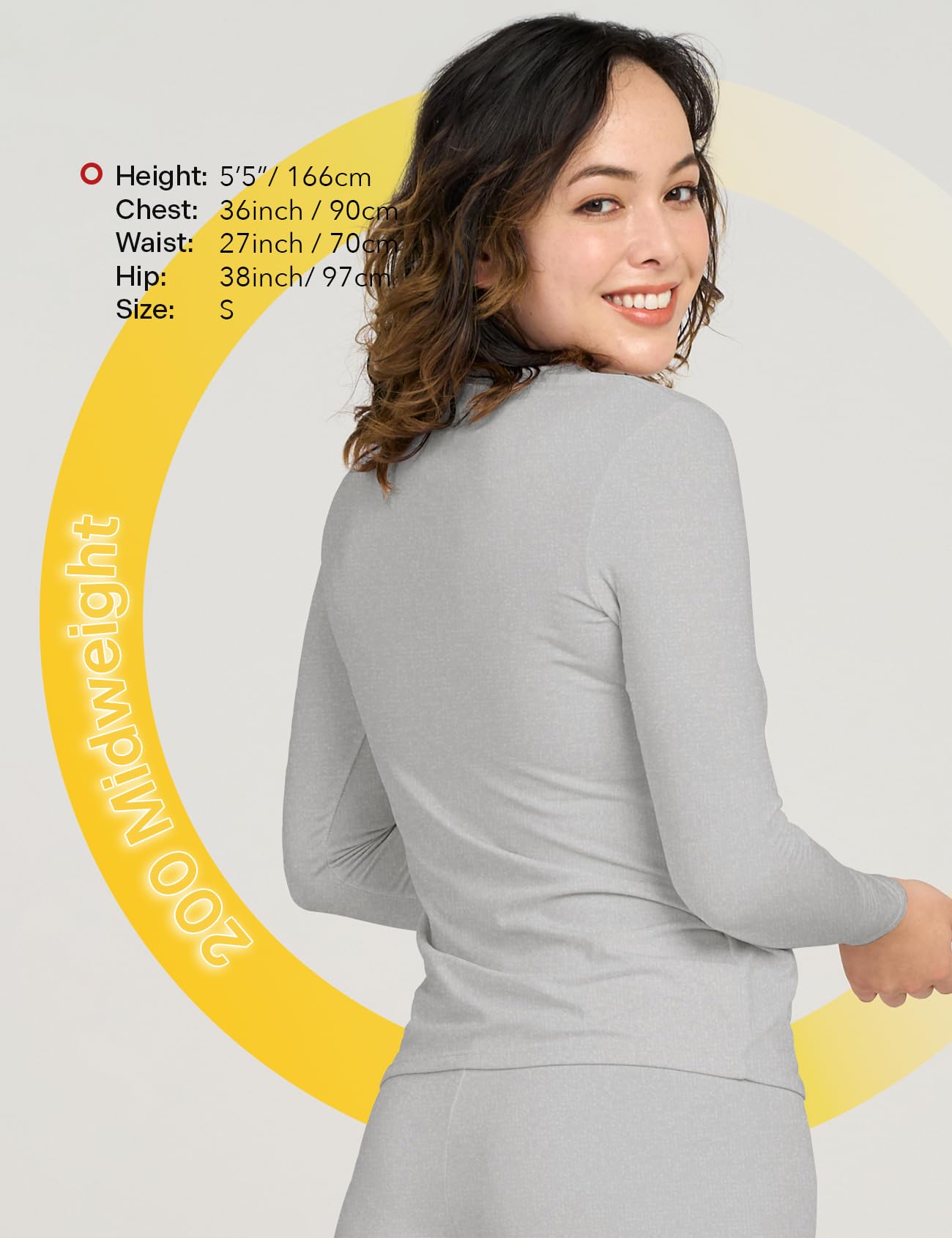 LAPASA Pacco da 2 o 1 Maglia Termica Donna Manica Lunga Fodera in Micro Pile - Pigiama Abbigliamento Intimo Canottiera Calda Elegante Elastica Traspirante Sportiva L15/L39/L42