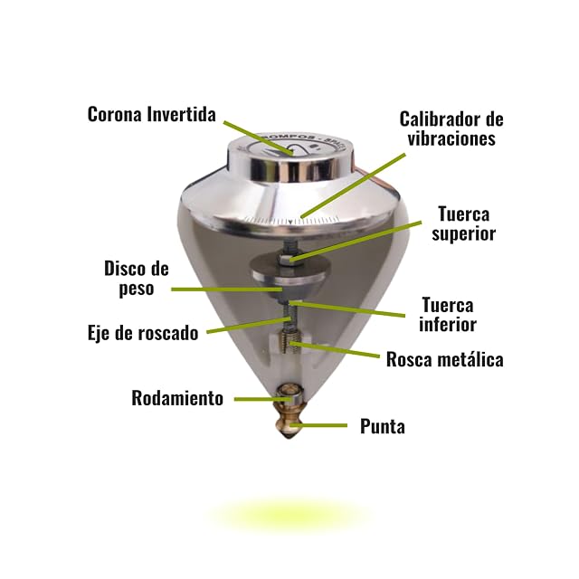 Foto 6 de 7 de SPACE TROMPOS - Júpiter Punta Roller, Color Oro, con Cuerda y Packaging