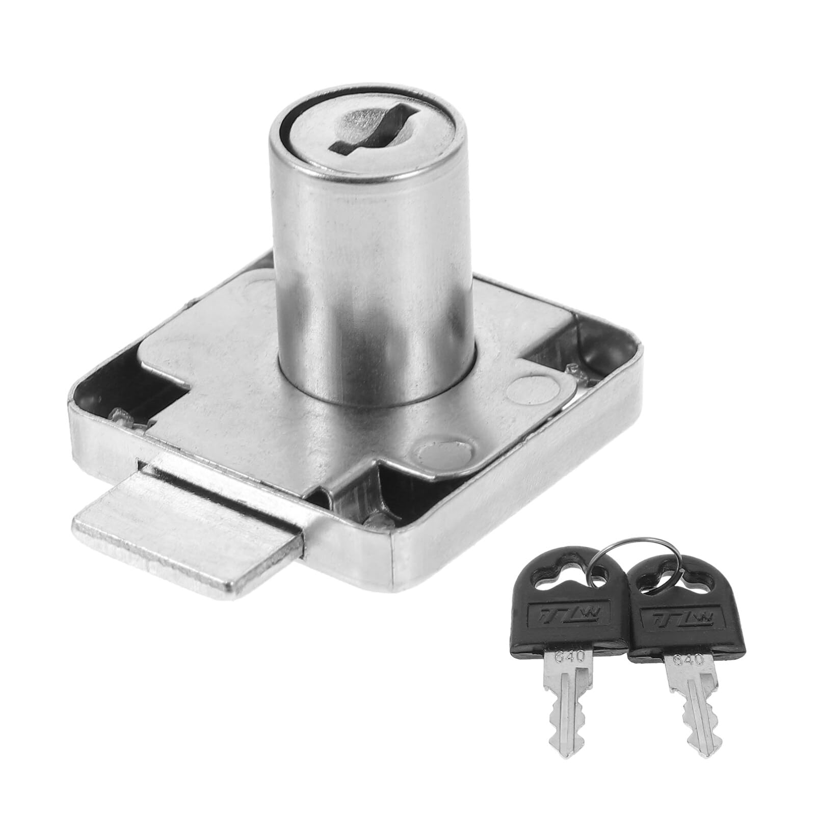 Drawer Lock Showcase Lock with Key Desk Locks for Drawers with Keys Counters Security Lock Home Cabinet Lock Cabinet Security Lock File Cabinet Lock Stainless Steel Lock Metal Lock