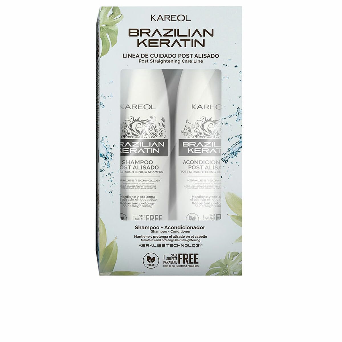 Set de Peluquería Alisado Brasileño Brazilian Keratin 2 Piezas