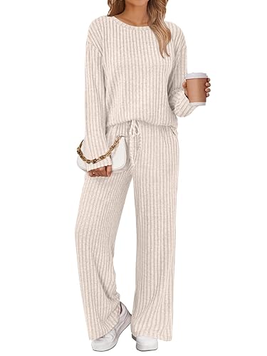 LILLUSORY Womens Lounge Sets 2 Piece Matching Pajamas Fall Fashion