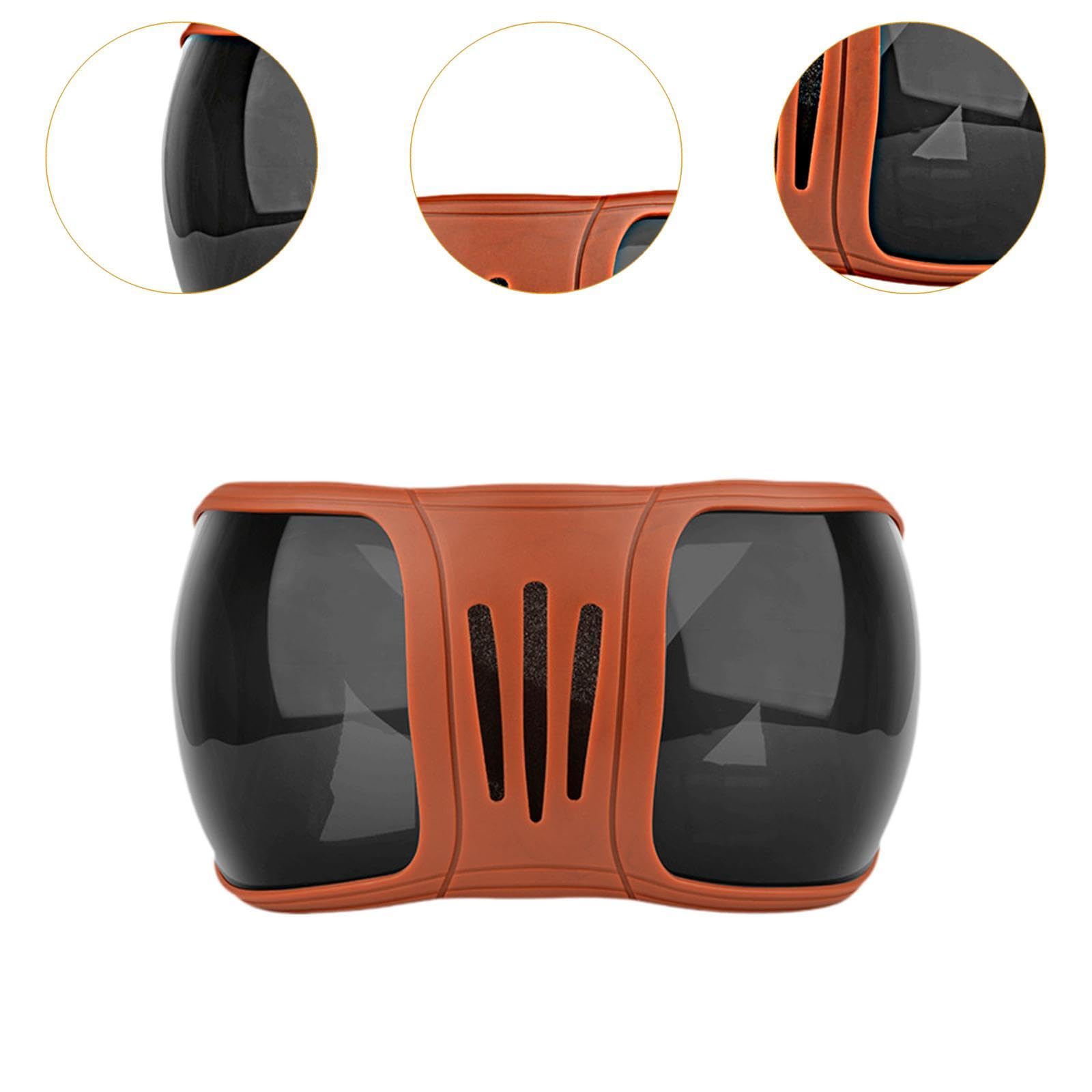 Gafas para Equitación Lentes Protectores para Caballo Prevención de Polvo Protección Solar Montura Ajustable Adecuado para Paseos al Aire Libre