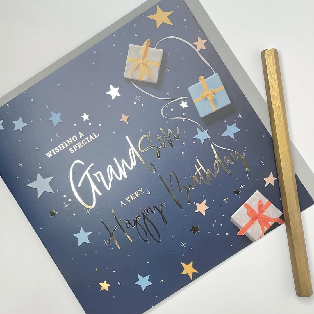 Piccadilly Greetings Mariposas Tarjeta Cumpleaños Nieta Piccadilly - 9x6 Pulgadas Mariposas Tarjeta Abuela A Nieta