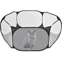 Allystyle Circle, Small Animal Playcircle, Portable, For Animals, Indoor/Outdoor Playground, Freestanding, Durable, Abrasion Resistant, Safe, Non-Toxic, Break-Resistant, Foldable, Easy to Carry, Easy