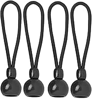 Vista 5 de Bungee Tie Down, piezas de sombra, resistencia a la intemperie, para persianas enrollables exteriores y persianas enrollables al aire libre, Marrón