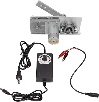 flexman DIY Reciprocating Cycle Linear Actuator, 12V 10130 Cycle Speed Adjustable Cycling Motor Aluminum Alloy Linear Actuator with Adapter for Industries DIY TJ5IlA39-12
