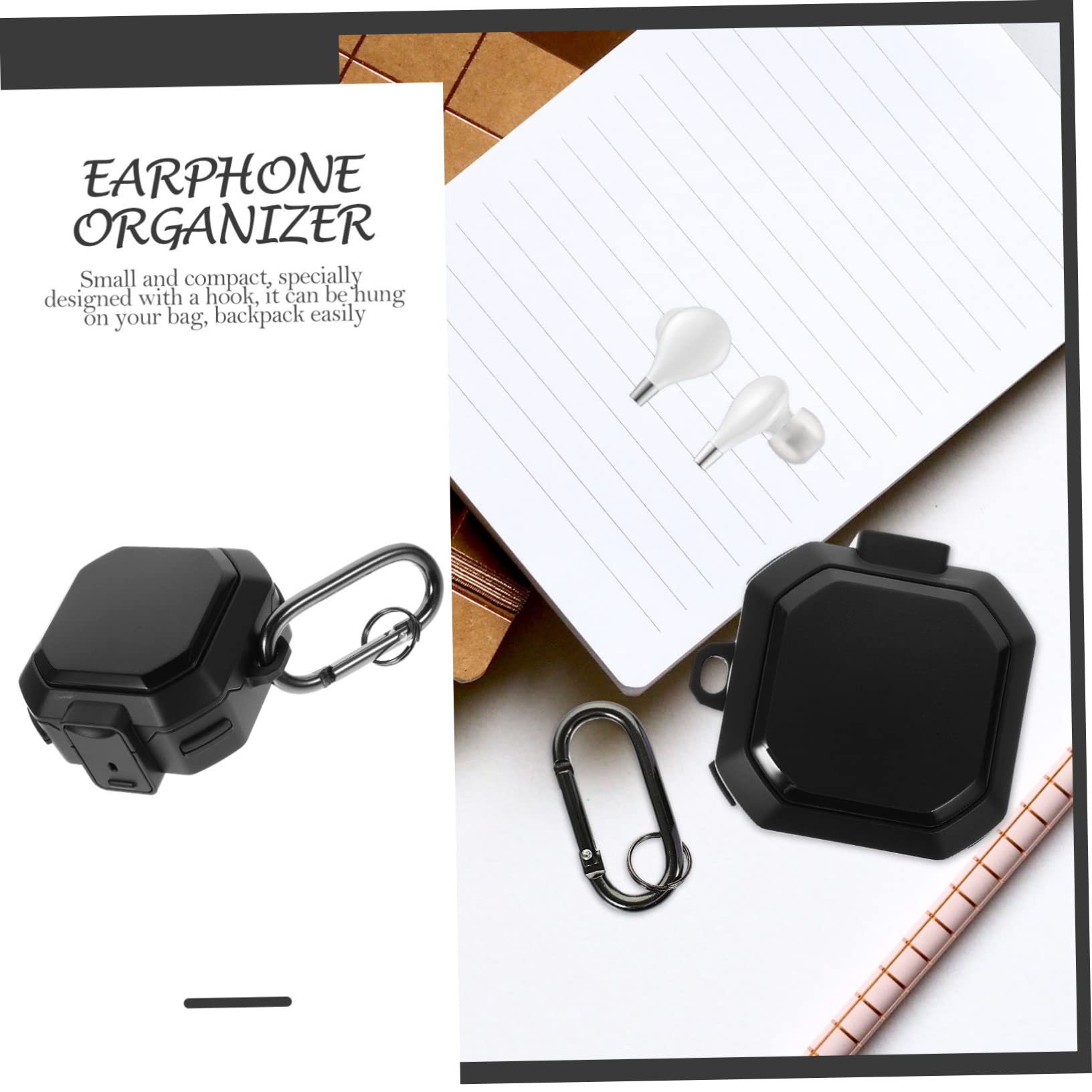 jojofuny 5juegos Funda para Auriculares Inalámbricos Buds Protección Anticaídas y Antisuciedad De Accesorios Flexible