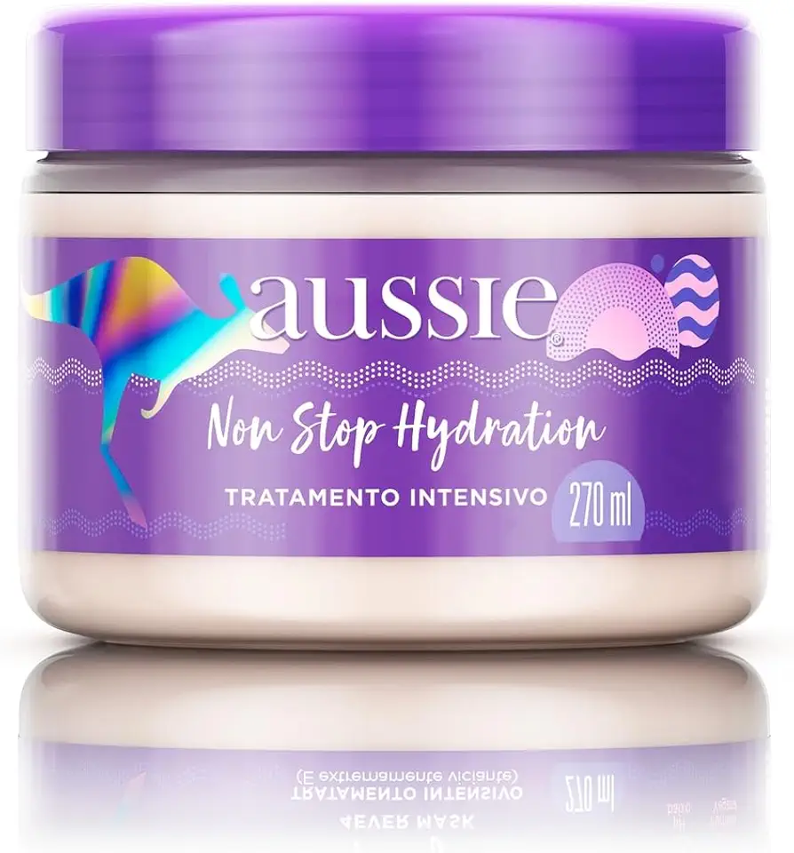 Máscara Capilar Aussie Non Stop Hydration 4EVER MASK Hidratação Duradoura, 270 ml