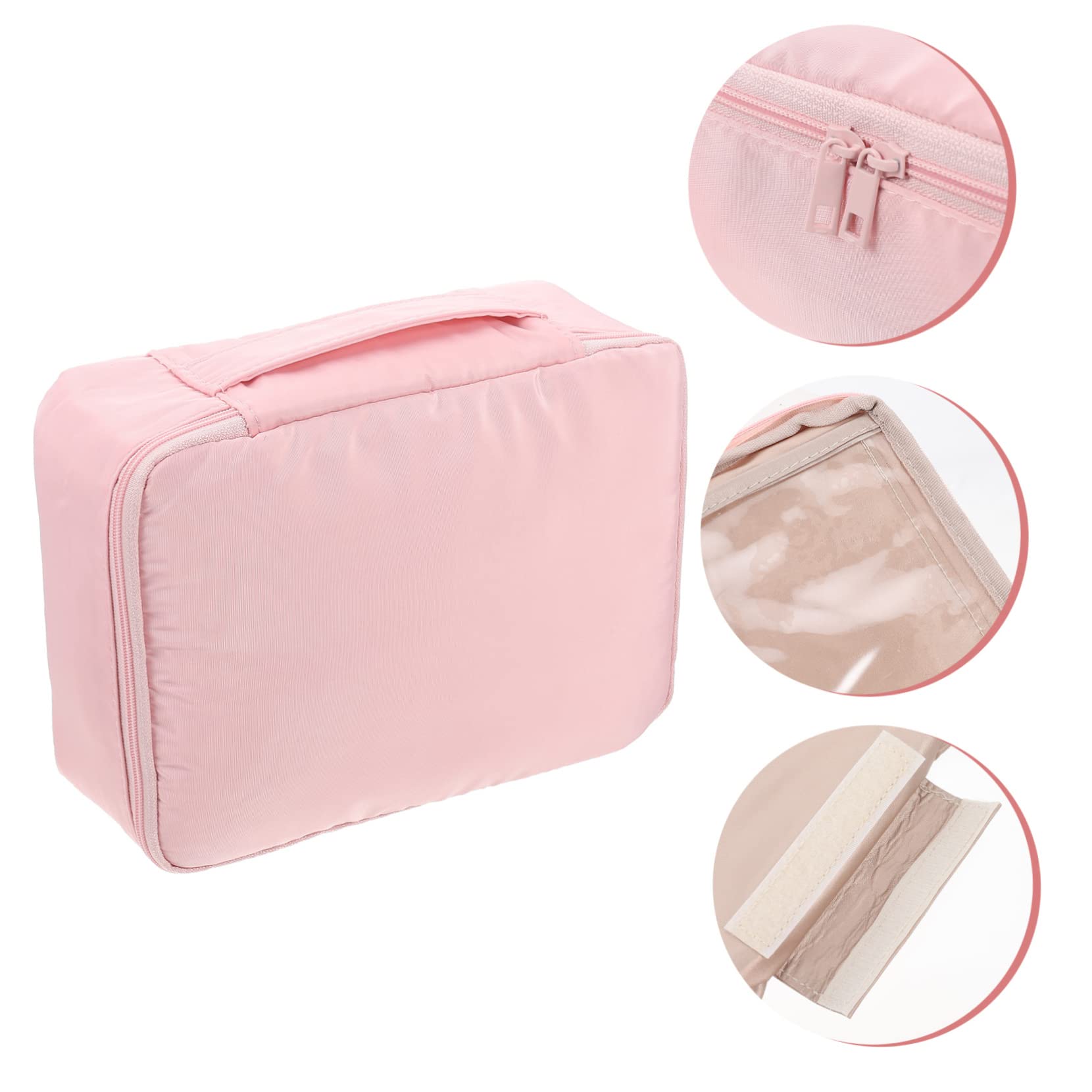 Beavorty 3piezas Bolsa De Cosméticos Grande y Elegante Neceser De Viaje Multifuncional para Maquillaje Accesorios y Joyas Organizador De Viaje