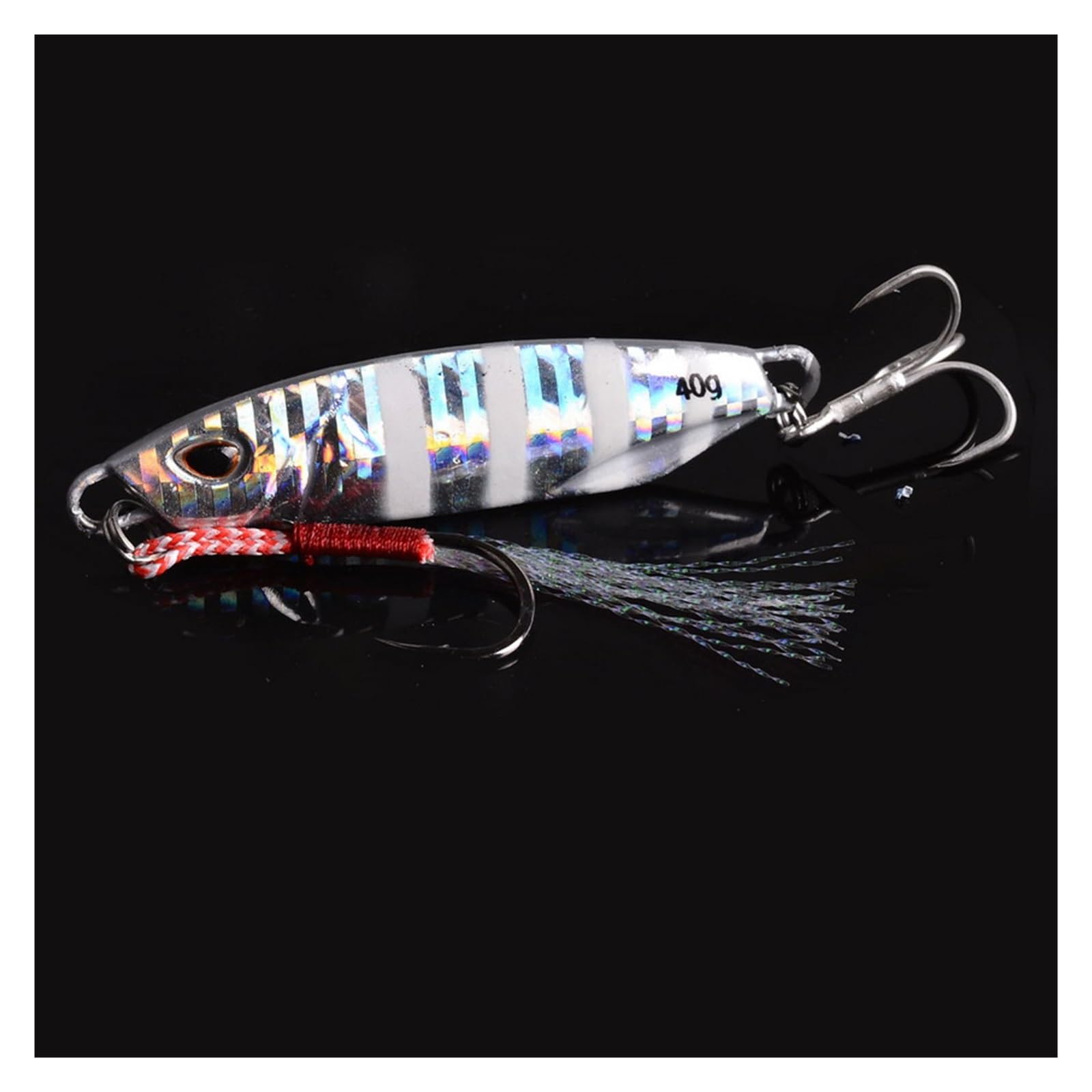 Esche da pesca, Occhi 3D esca da pesca morbida, Es 10 pz/lotto Metallo Jig Esche 10g 15g 20g 30g 40g Pesca in Mare Jigging Lure Cucchiaio Spinnerbait Affondamento Maschere Esca Bass Pesce Affrontare(C