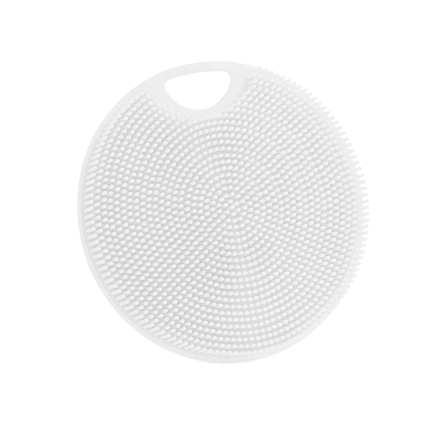 flexii® Silicone Body Scrubber - Premium Body Brush for Sensitive Skin, Gentle Body Exfoliator & Shower Scrubber, Exfoliating Silicone Loofah for Men & Women - White