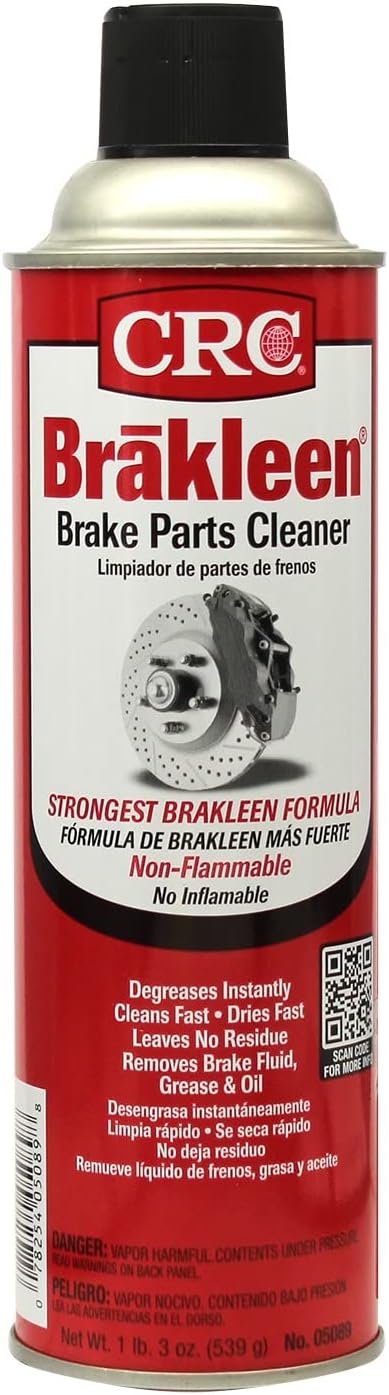 CRC Industries (CRC05089) Brakleen Brake Parts Cleaner, 19 oz Can, 12 per Pack