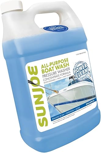 Miniatura 7 de Sun Joe SPX-APBW1G - Limpiador multiusos para lavado a presión, fórmula concentrada para metal, madera, fibra de vidrio, limpieza exterior, 1 galón