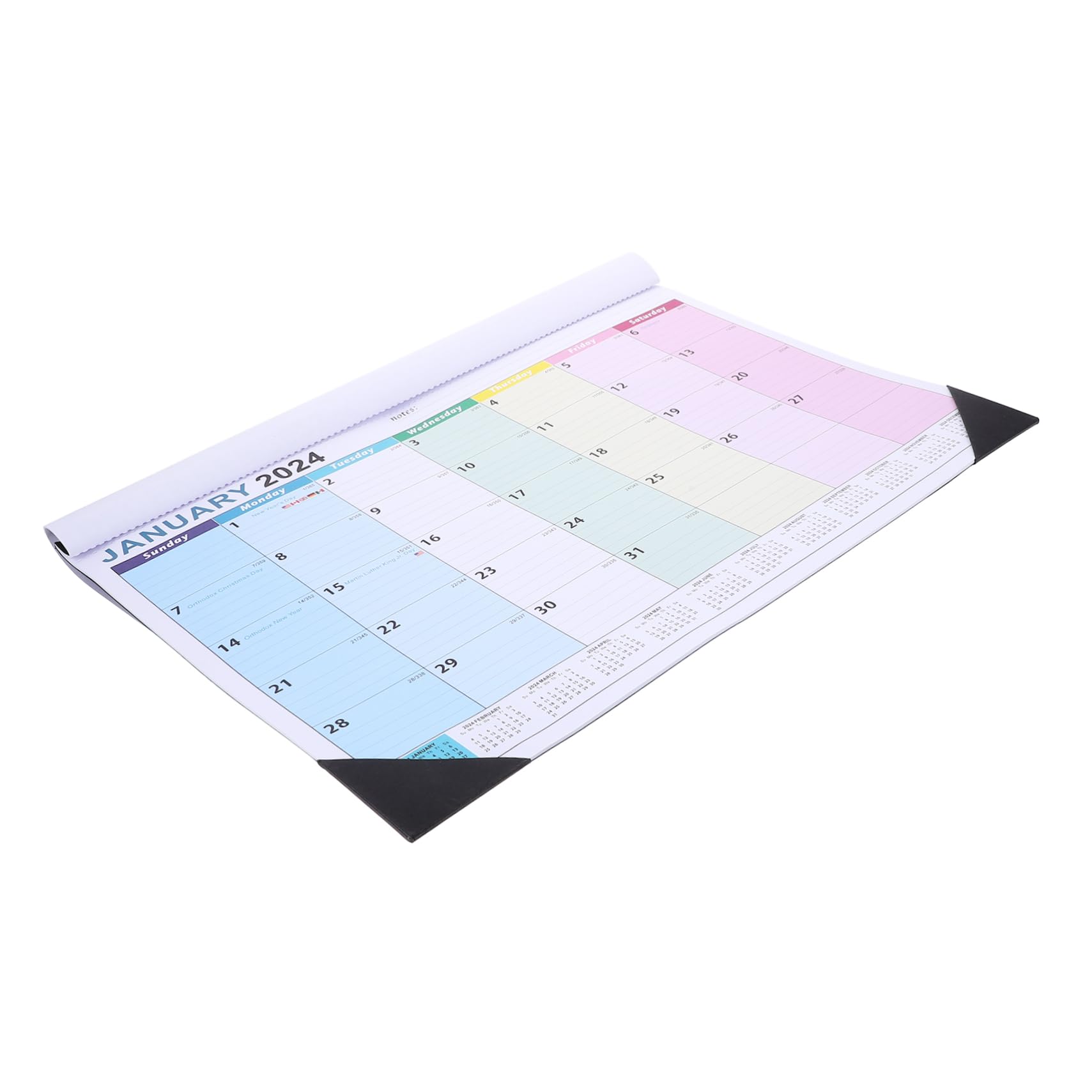 VILLCASE 3stücke Monatlicher Wandkalender Hochwertigem Dickem Papier Für Büro Und Zuhause Europäischer Stil Monate Dekorativ Und Praktisch Planungsunterstützung