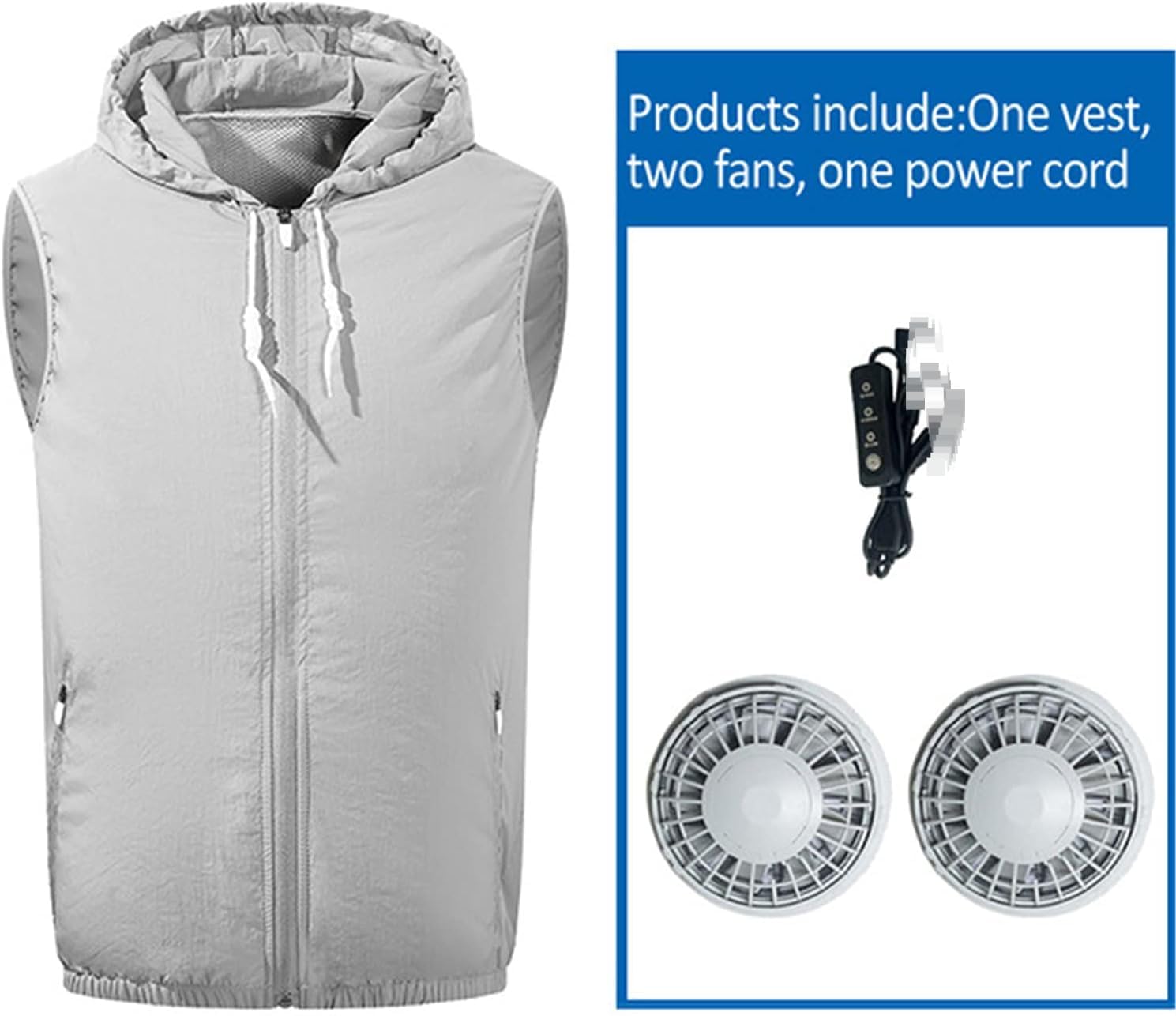 Męska Gilet, Fan Vest Klimatyzacja Odzież Kobiety/Mężczyzna Inteligentny Fan Odzież Chłodna Usb �zający Chłodzenie Ubrania Outdoorowe Kamizelki