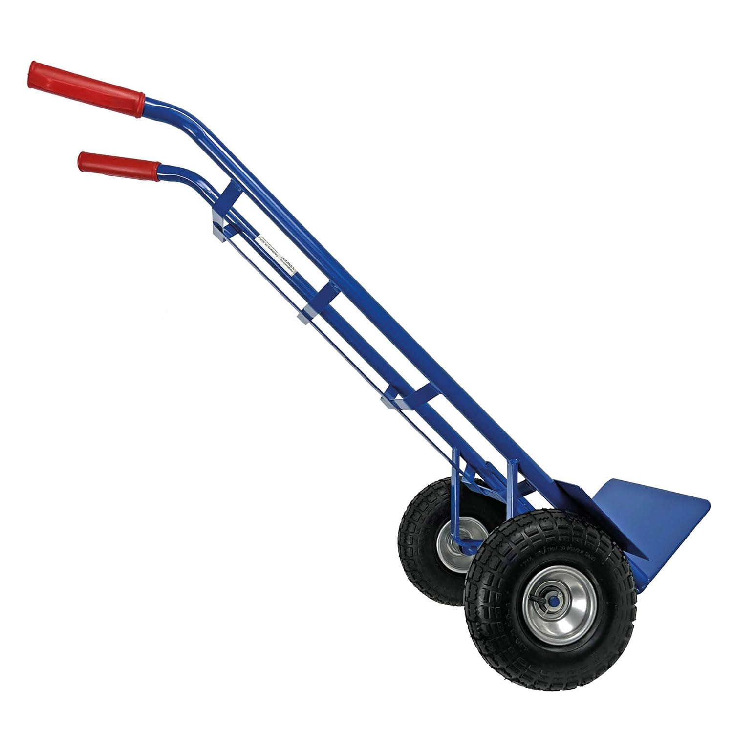 HBH Profi Sackkarre Schwerlast Sackkarren 320kg Luftreifen TK320LU Transportkarre | blau | hochwertige Räder | robuster Stahlrohrrahmen | Sicherheitsgriffe | max. Tragfähigkeit 320kg