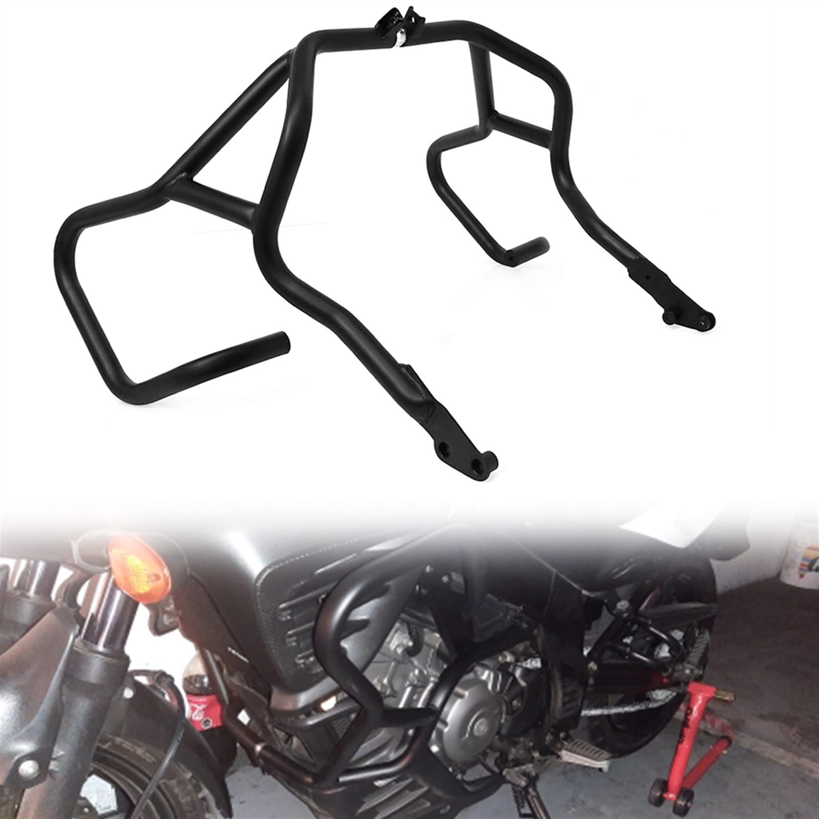 Pare-chocs Suzuki DL650 V-Strom 2011-2023 protection moteur noire