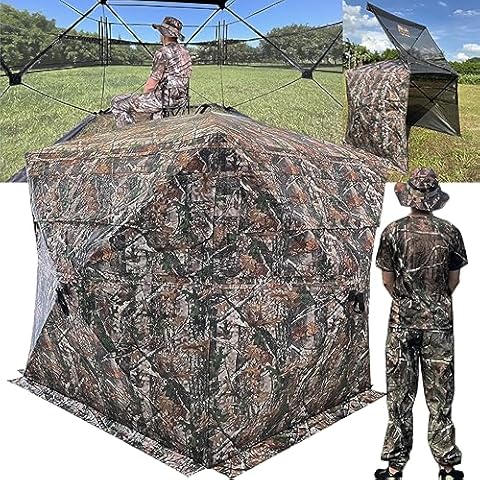 LUCKUNTER 360 Degree Hunting Blind Cover