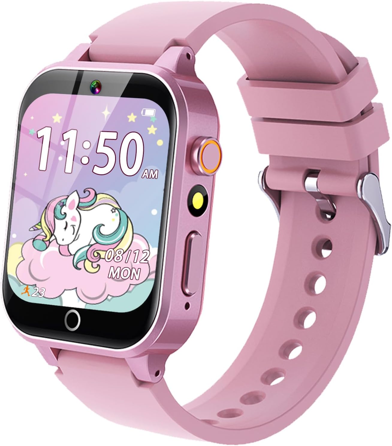 Kids Smart Watch Girls Gift for Girl Aged 6-12, HD TouchScreen Kids Watch with 39 Games Video Camera Music Pedometer Audiostory Learn Card Educational Toys Birthday Gifts for Girls Ages 5 6 7 8 9