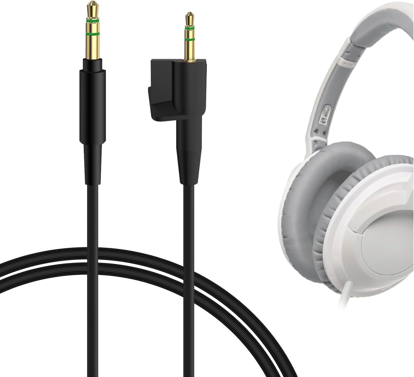 GEEKRIA Audio Cable Compatible with Bose AE2 (329532-0010), AE2i, AE2w Headphones, 3.5mm to 2.5mm Aux Replacement Stereo Cord (4ft / 1.2m)
