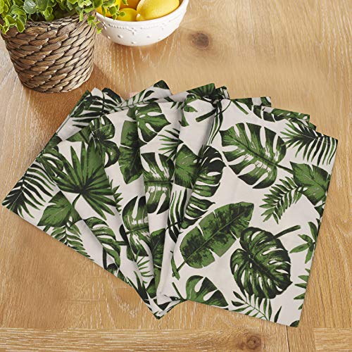 Urban Villa Kitchen Towels Tropical Print Set Of 6 Dish Towels For Kitchen 100% Cotton Kitchen Towels Mitered Corners Over Sized 20X30 Inches Kitchen Towels Highly Absorbent Kitchen Hand Tea Towels #TOP5