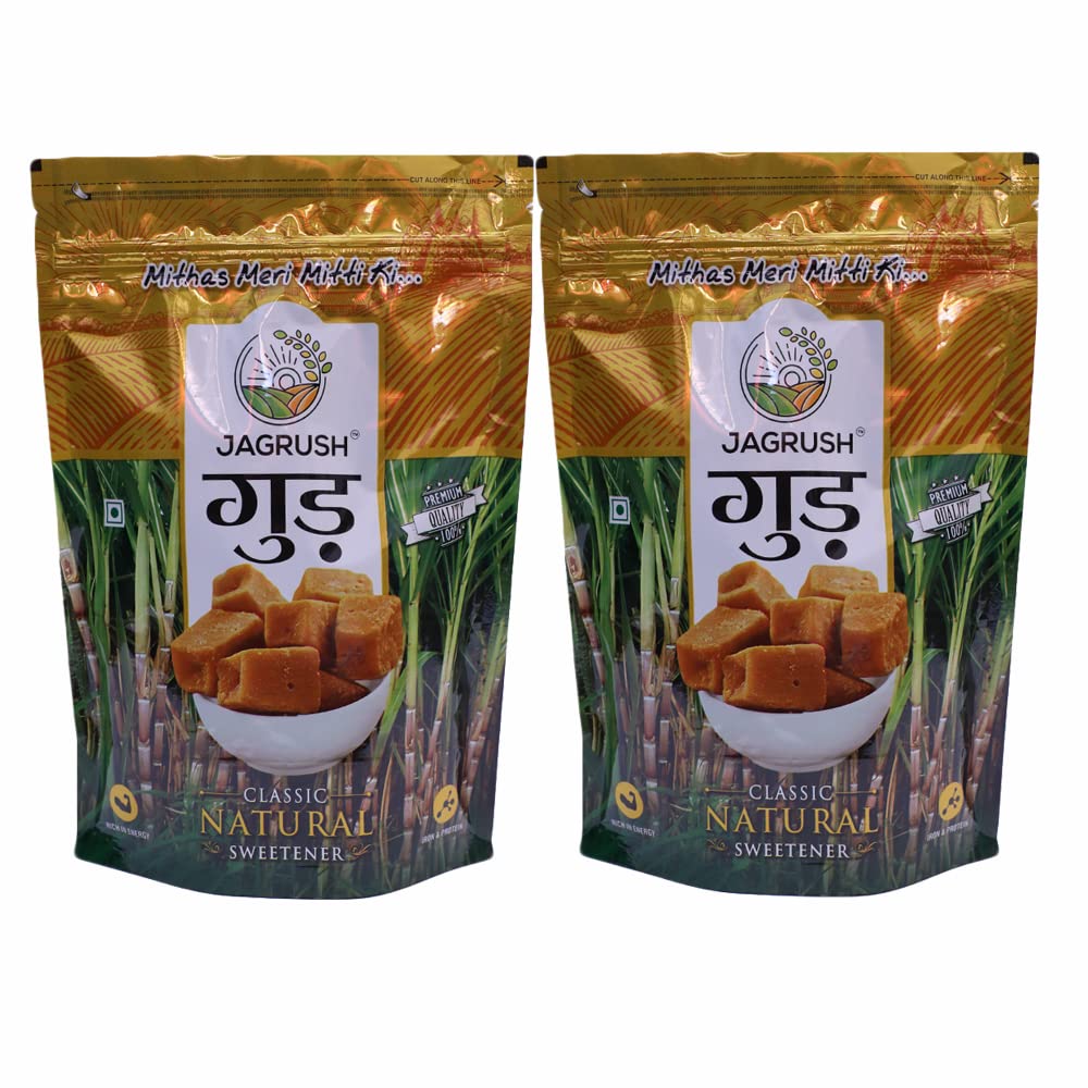 JAGRUSH Mithas Meri Mitti Ki Jagrush Natural GUR (PACK OF 2) Slab 450GM (B09VDGBNVY) Amazon Price History, Amazon Price Tracker