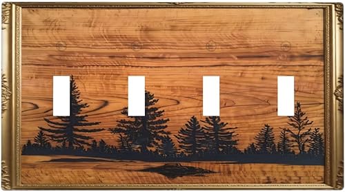 Vista 64 de Decorativo Arte Interruptor de Luz Cubiertas de Pintura al óleo Estilo Flores Placa de Pared de Interruptor de Interruptor Decorativo Placa