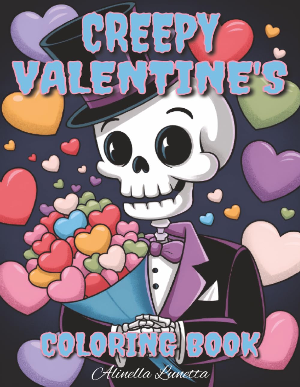 Creepy Valentine’s Coloring Book: 30 Spooky Love-Themed Designs with Zombies, Vampires, and Ghostly Fun | 8.5 x 11 in