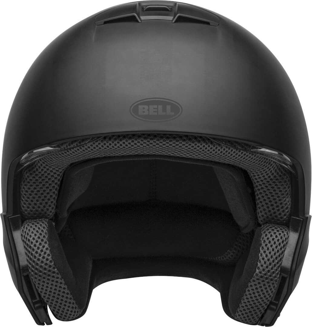 Bell - BROOZER SOLID ECE Helme - Erwachsene Unisex - Schutzausrüstung, Fahrradhelm, Straßenhelm, Straßen-Schutzhelm, Matt Schwarz, L