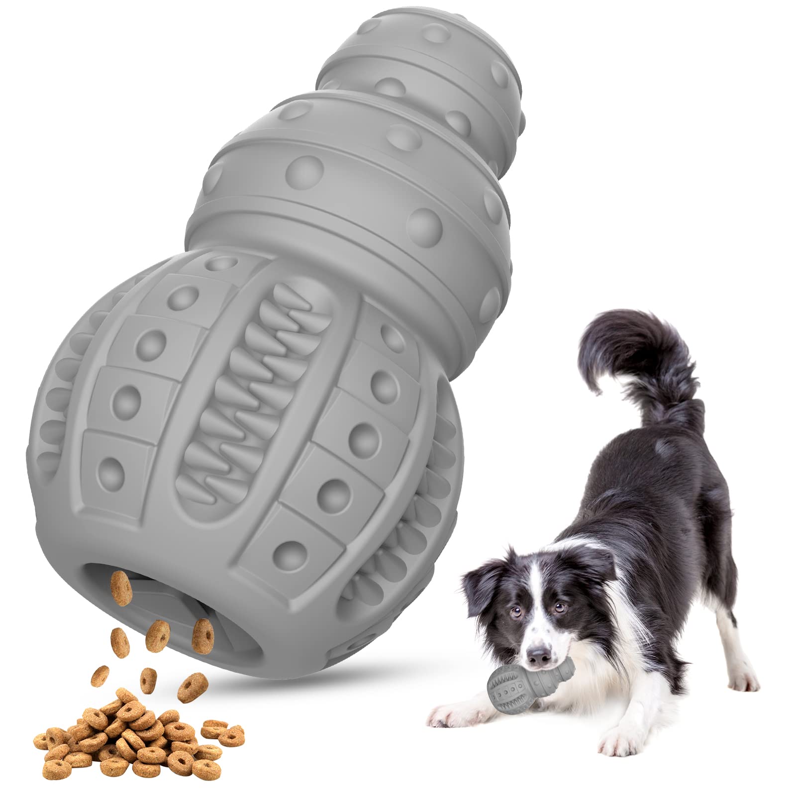 Buy RUXAN Indestructible Dog Chew Toys for Aggressive Chewers, 3 in 1 Beef Flavor Interactive