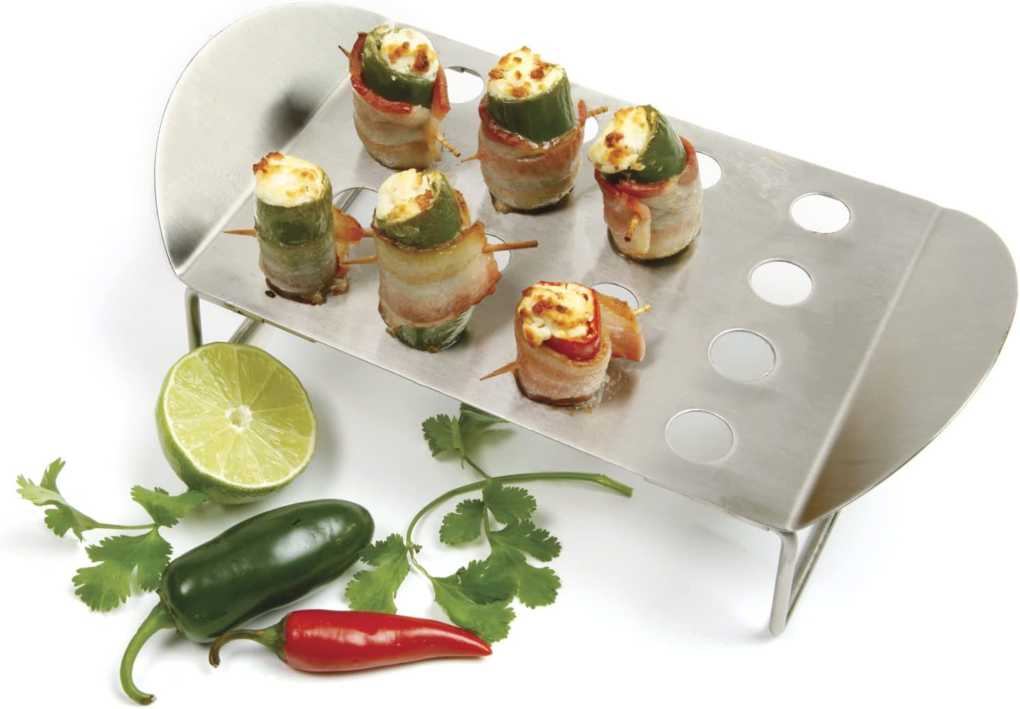 Norpro 129 Knockdown Pepper Roaster Rack, Stainless Steel
