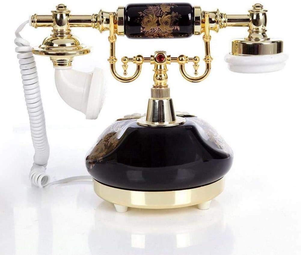Ceramiczny klasyczny styl antyczne telefony vintage lata 60. moda przewodowa tarcza zestaw telefonów antyczny retro akcesoria do domu dekoracja przewodowy stara moda retro telefon tradycyjny