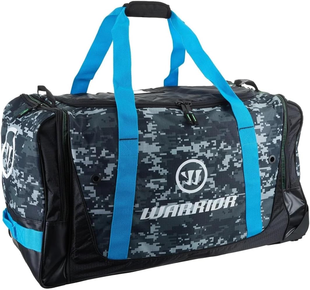 Warrior Q20 Wheeled Carry Hockey Bag - Durable PG Sports Equipment Bag, Medium & Large Sizes
