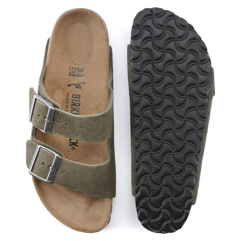 Birkenstock Arizona Suede Sandals - The Original Two-Strap Wonder for Custom Comfort: Iconic Design, Adjustable Straps, and Magical Cork Footbed, Featuring Luxurious Suede Upper2