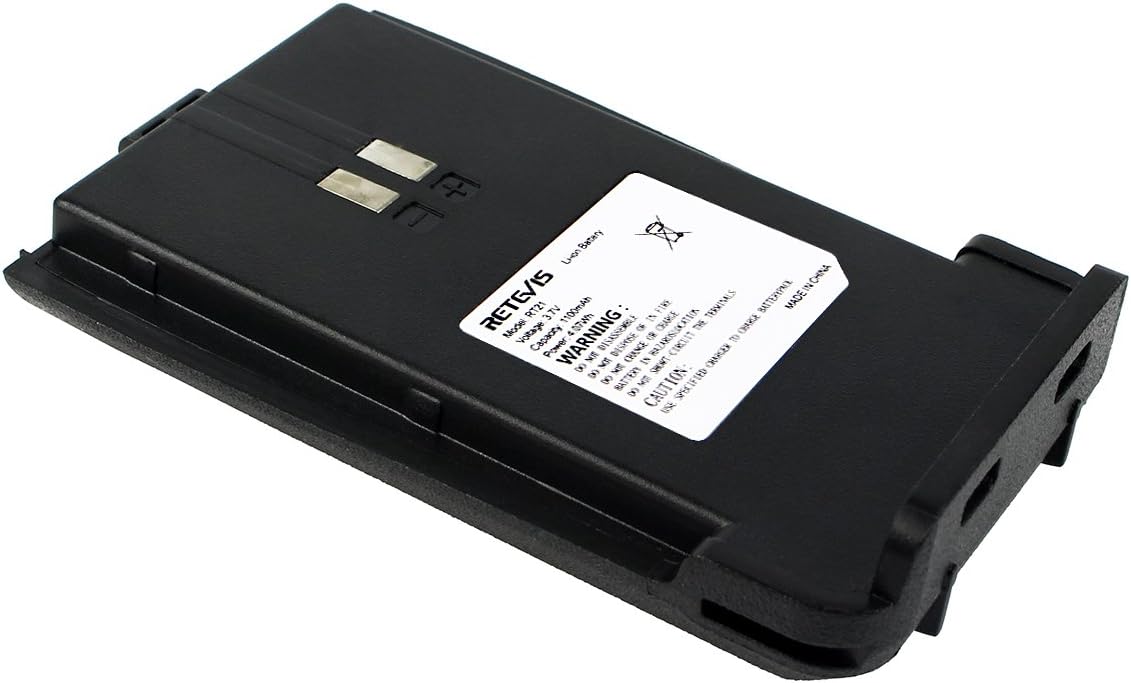 Retevis RT21 Two-Way Radios Battery 1100mAh Li-ion Rechargeable Battery Compatible with Retevis RT21 Walkie Talkies (5 Pack) : Electronics