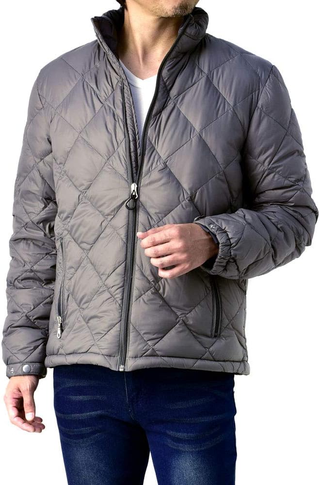 Amazon | [FLAG ON CREW] (フラグオンクルー) ダウンジャケット メンズ