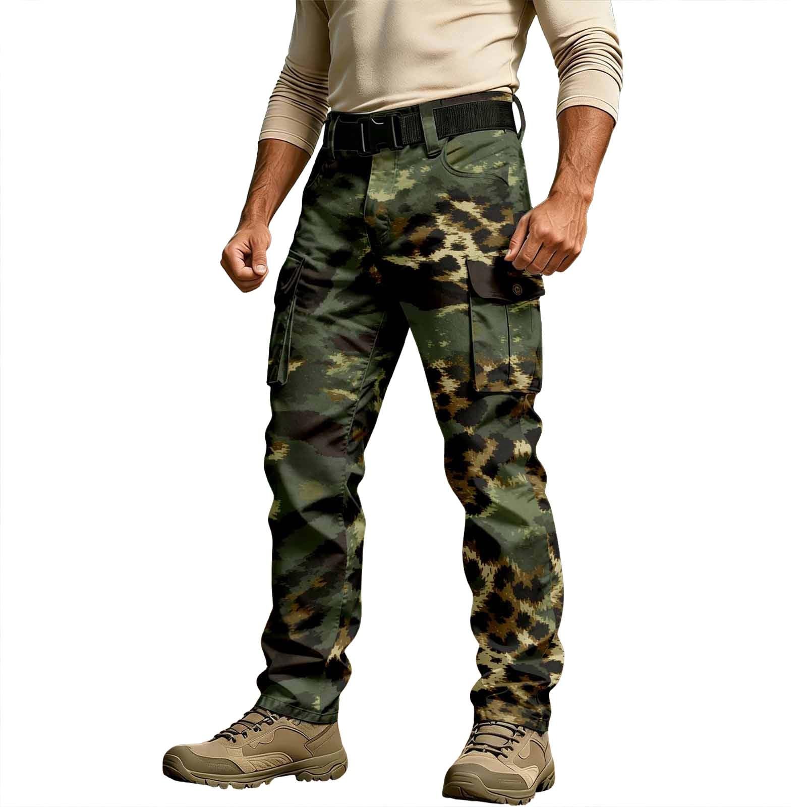 Pantalon de combat zippé grande taille avec multipoches