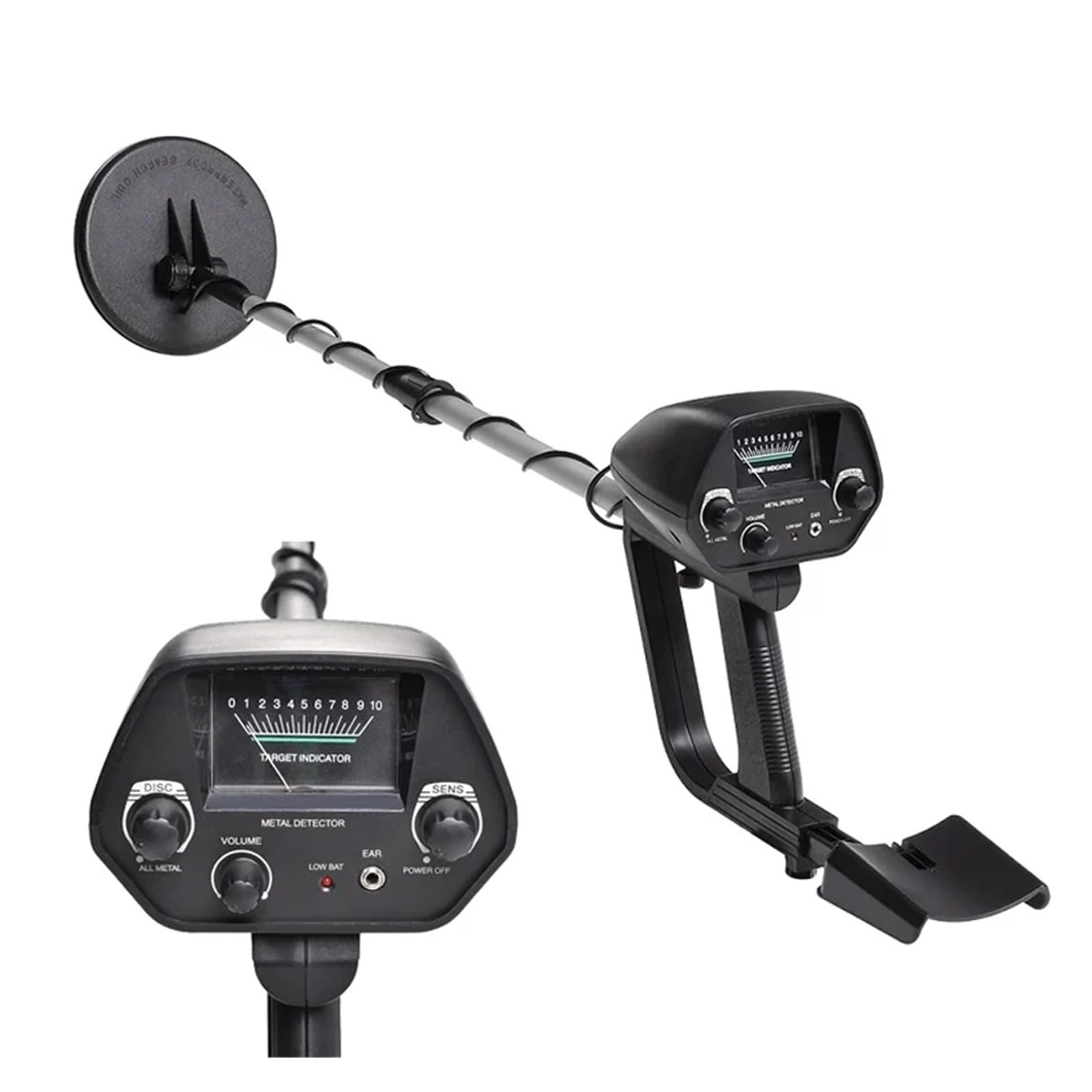 JKJZSALJ Metal Detector Under Ground Md4030 Outdoor Ip68 Waterproof Treasures Gold Detectos Finders Seekers DIY High Accuracy