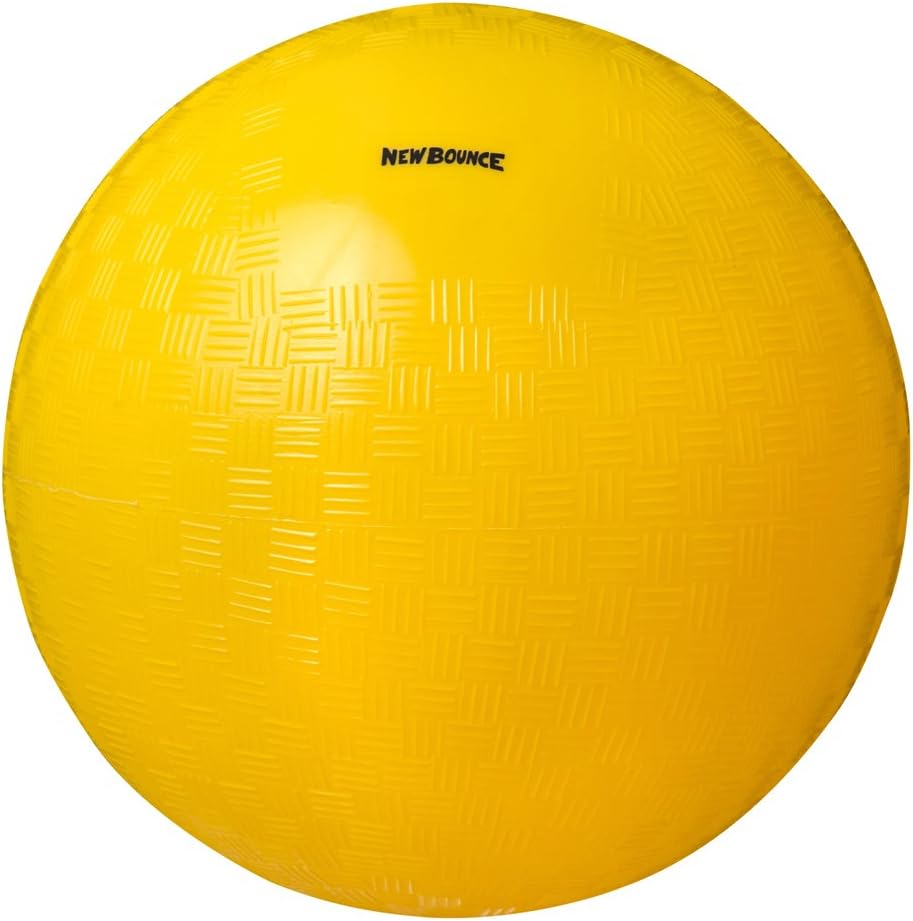 New Bounce Playground Balls for Kids - Set of 4 Rubber Bouncing Balls Plus Pump & 2 pins - Regulation Size for Dodgeball and More - Durable, Inflatable 8.5" Game Ball : Sports & Outdoors
