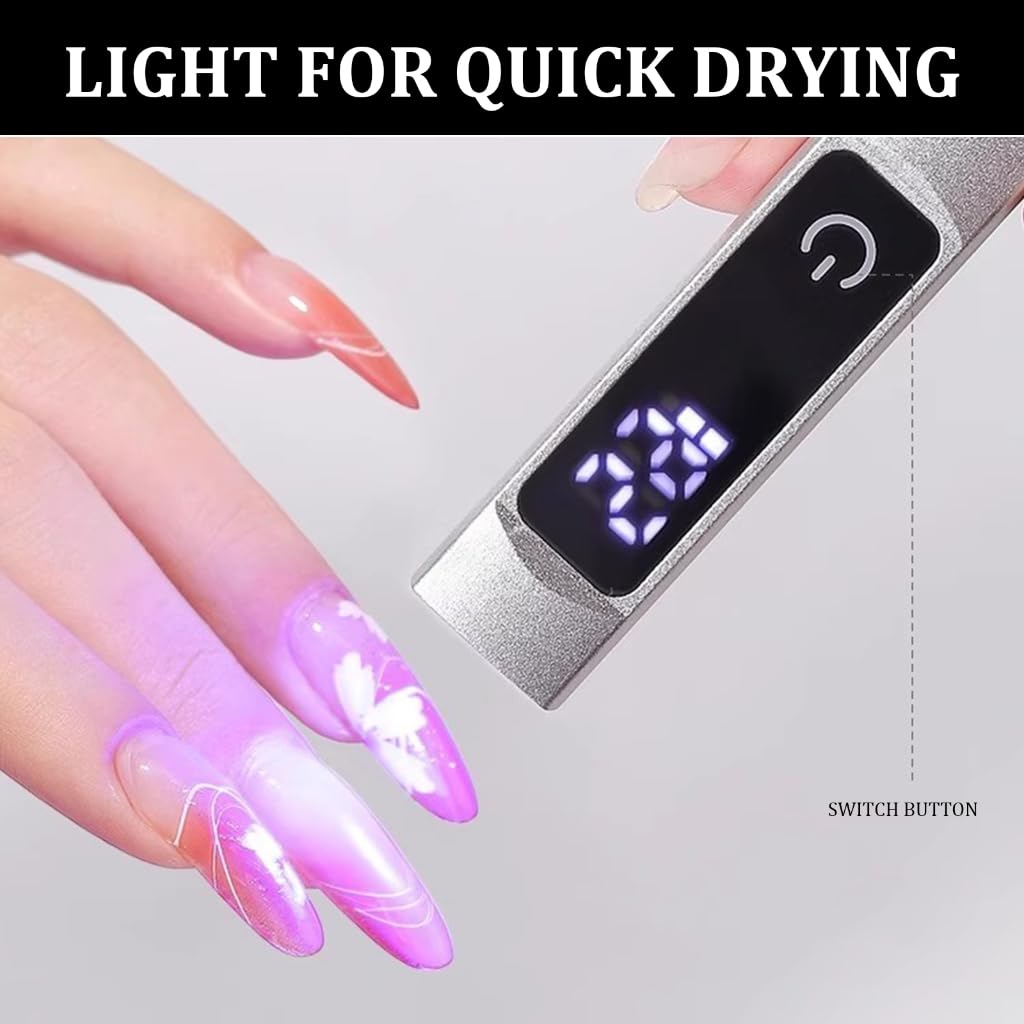 LED Nail Lamp Nail Light 400mAh Nail Lamp Practical Nail Dryer for Gels Nail