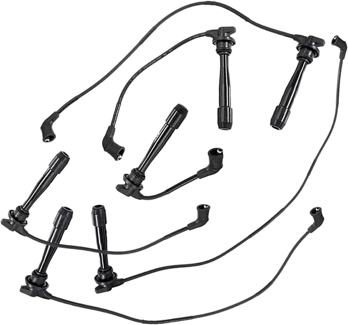 6Pcs 2750137A00 27501-37A00 27501 37A00 Spark Plug Wires Ignition Coil Cable Compatible with Hyundai Sonata 1999-2005 Optima 2.5L 2.7L