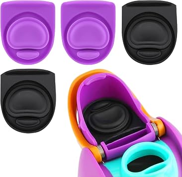 4pcs Replacement Silicone Stopper Seal Compatible with Owala FreeSip 24oz 32oz,Water Bottle Lid Cap Rubber Seal Parts for Owala 16/19/24/32/40oz Spout Gasket Mouthpiece Piece Accessories Z4S11