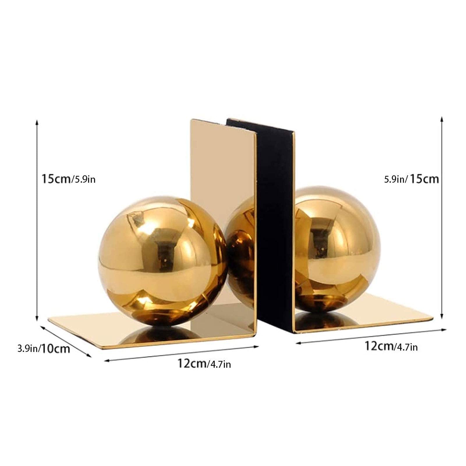 Fermalibri, in acciaio inox, ornamenti, fermalibri, supporto creativo per scaffali e scaffali