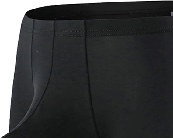 Men's Elephant Underwears Nose Style Underwear Boxer Briefs Elastic Waistband Trunks Enhancing Underpants (Black,Large)