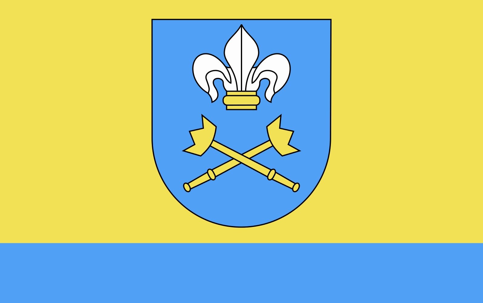 Drapeau gmina Igołomia-Wawrzeńczyce résistant au vent et anti-décoloration