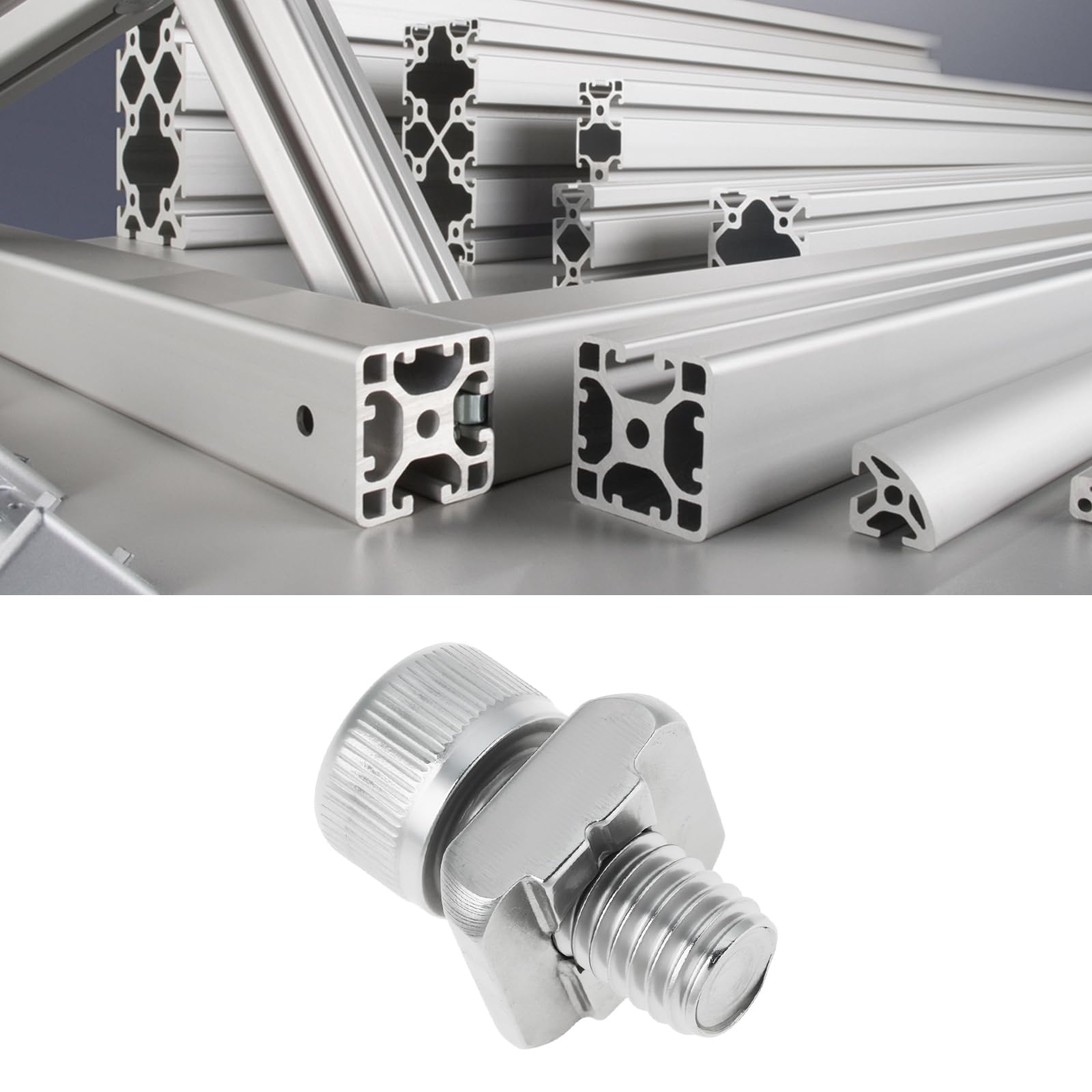 SG Store 10Pcs M8 T-Slot Nuts Stainless Stee fits 30 Series Aluminum Profiles with M8 Screw - Image 3